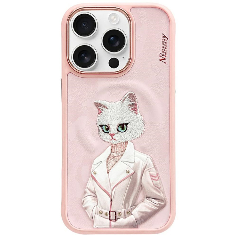 Kryt Nimmy MAGSAFE MAGNETIC CUTE PET pro iPhone 16 Pro - pink
