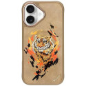 Kryt Nimmy TIGER pro iPhone 16 - hnědý