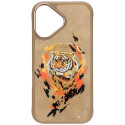 Kryt Nimmy TIGER pro iPhone 16 - hnědý