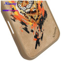 Kryt Nimmy TIGER pro iPhone 16 - hnědý