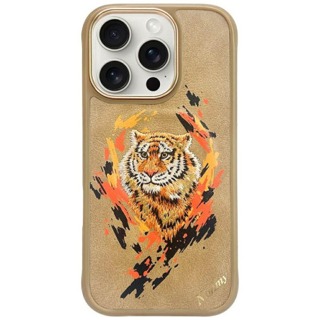 Kryt Nimmy TIGER s MagSafe pro iPhone 16 Pro – hnědá