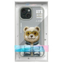 Kryt Nimmy Cool&amp;Cute 2.0 Bear iPhone 15 - šedá