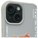 Kryt Nimmy COOL CAT pro iPhone 15 - šedý