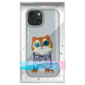 Kryt Nimmy COOL CAT pro iPhone 15 - šedý