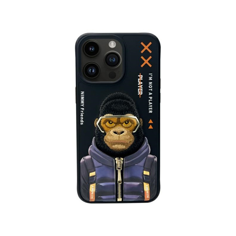 Kryt Nimmy NIMMY COOL&CUTE 2.0 pro iPhone 15 Pro - černá