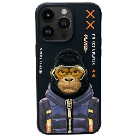 Kryt Nimmy NIMMY COOL&CUTE 2.0 pro iPhone 15 Pro – černá