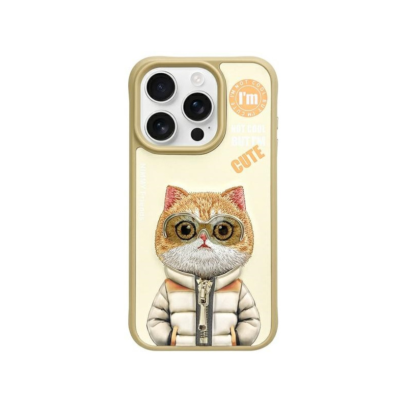 Kryt Nimmy Nimmy Cool&Cute 2.0 pro iPhone 15 Pro - zelený