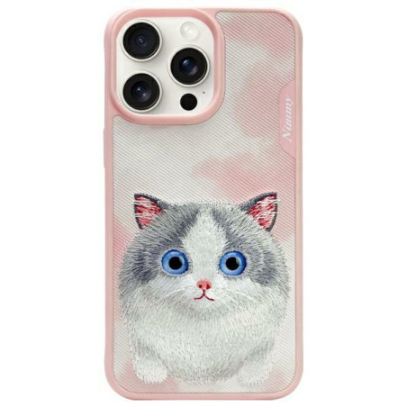 Kryt Nimmy Big Eyed Pet 2.0 pro iPhone 15 Pro Max - růžový
