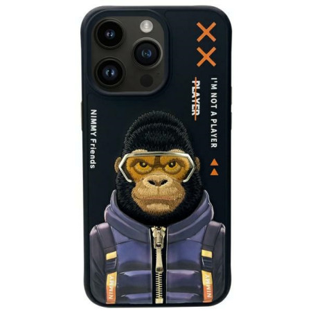 Kryt Nimmy COOL&CUTE 2.0 iPhone 15 Pro Max - černý