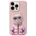 Kryt Nimmy Cool&Cute 2.0 pro iPhone 15 Pro Max - růžová