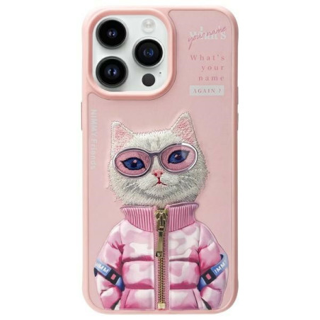 Kryt Nimmy Cool&Cute 2.0 pro iPhone 15 Pro Max - růžová