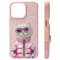 Kryt Nimmy Cool&Cute 2.0 pro iPhone 15 Pro Max - růžová