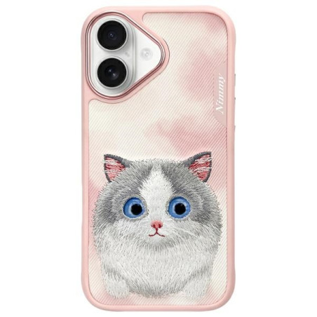 Kryt Nimmy Big Eyed Pet 2.0 pro iPhone 16 - růžový