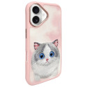 Kryt Nimmy Big Eyed Pet 2.0 pro iPhone 16 - růžový