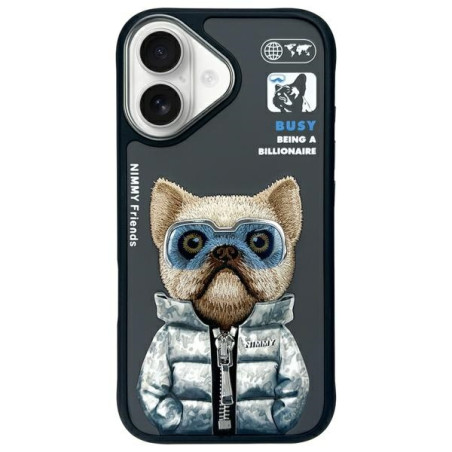 Kryt Nimmy COOL& CUTE 2.0 pro iPhone 16 - černý