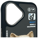 Kryt Nimmy COOL& CUTE 2.0 pro iPhone 16 - černý