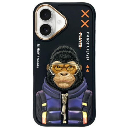 Kryt Nimmy COOL&CUTE 2.0 pro iPhone 16 - černý