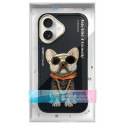 Kryt Nimmy NIMMY GLASSES COOL DOG iPhone 16 - černý