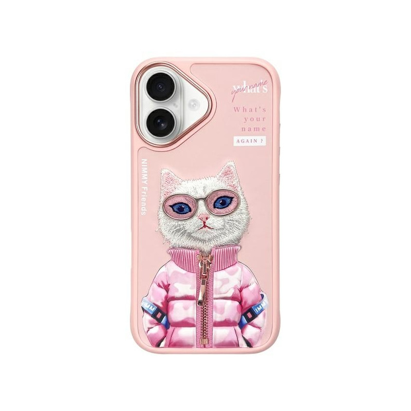 Kryt Nimmy NIMMY COOL&cute 2.0 pro iPhone 16 - růžový