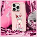 Kryt Nimmy COOL CAT CASE pro iPhone 16 Pro - růžová