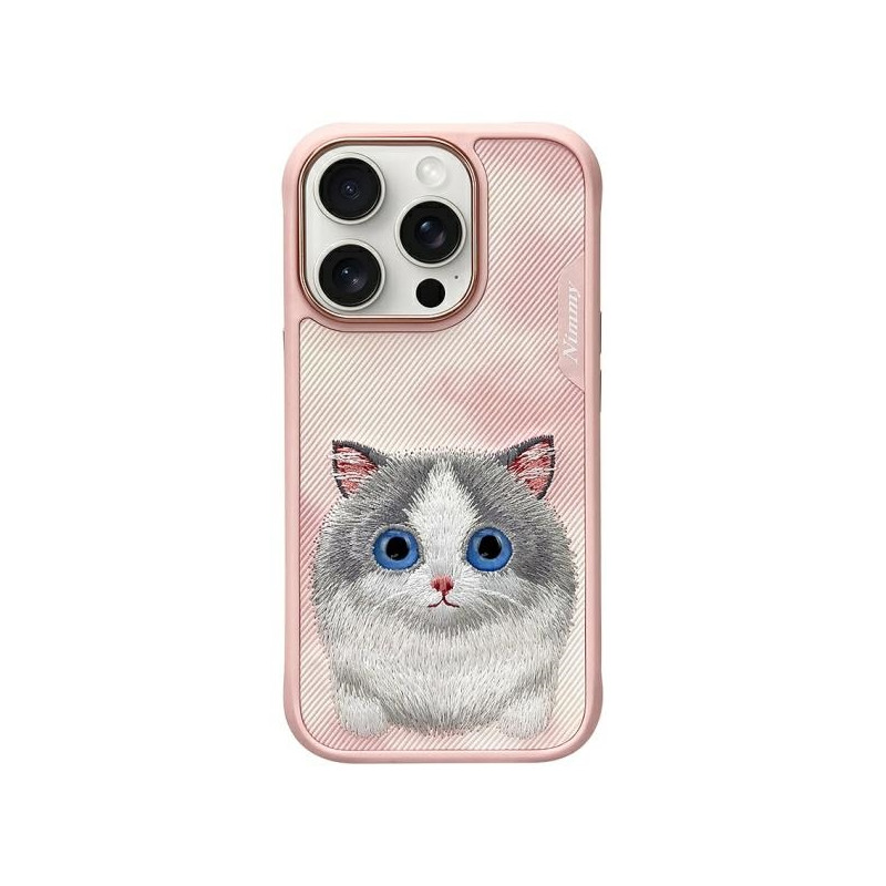 Kryt Nimmy NIMMY BIG EYED PET 2.0 pro iPhone 16 Pro Max - růžová