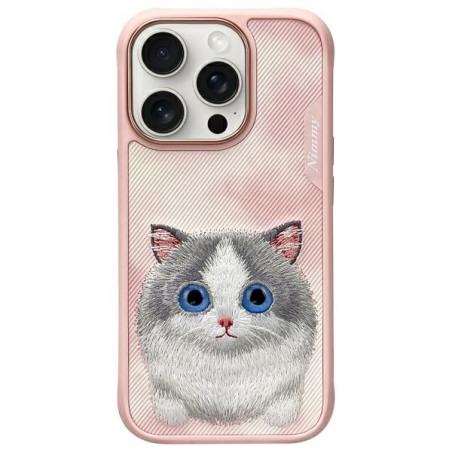 Kryt Nimmy NIMMY BIG EYED PET 2.0 pro iPhone 16 Pro Max - růžová