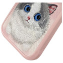 Kryt Nimmy NIMMY BIG EYED PET 2.0 pro iPhone 16 Pro Max - růžová