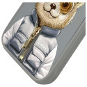 Kryt Nimmy COOL&CUTE 2.0 Bear pro iPhone 16 Pro Max - šedá