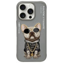 Kryt Nimmy COOL DOG pro iPhone 16 Pro Max - šedý