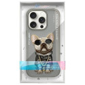 Kryt Nimmy COOL DOG pro iPhone 16 Pro Max - šedý