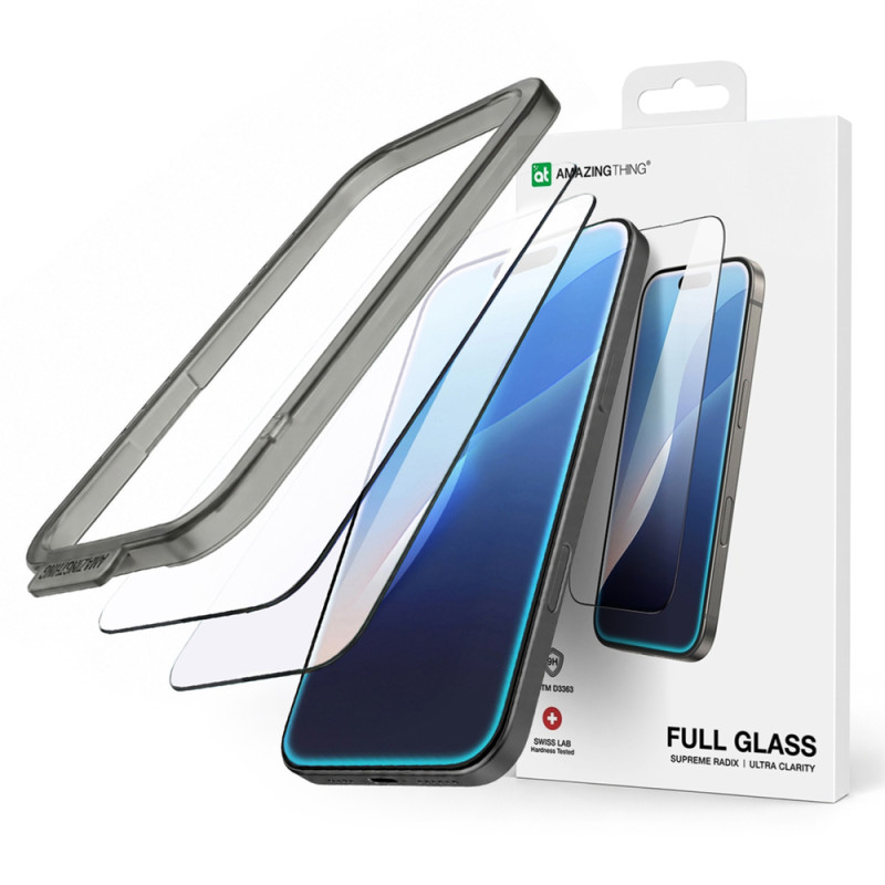 Ochranné sklo AmazingThing RADIX FULL Tempered Glass pro iPhone 17 Pro - sada (2 ks)