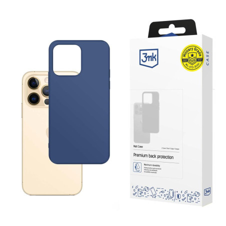Kryt 3mk Matt Case pro iPhone 13 Pro - matte blue