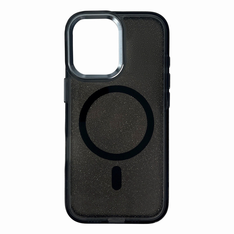 Kryt Hurtel GLITTER CASE MagSafe pro iPhone 17 - black