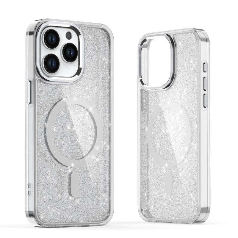 Kryt Hurtel GLITTER pro iPhone 17 Pro Max - semi-transparent