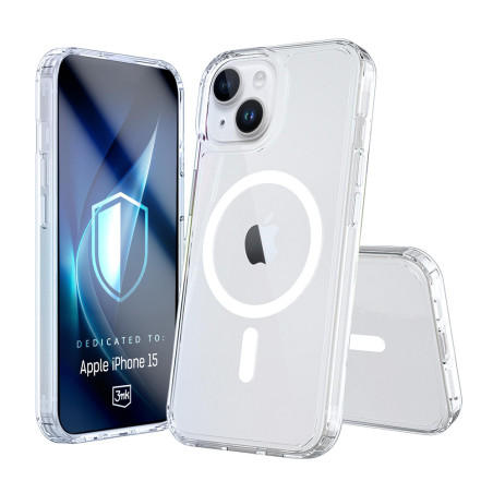 Kryt 3mk Armor MagCase pro iPhone 15 - transparent