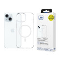 Kryt 3mk Armor MagCase pro iPhone 15 - transparent