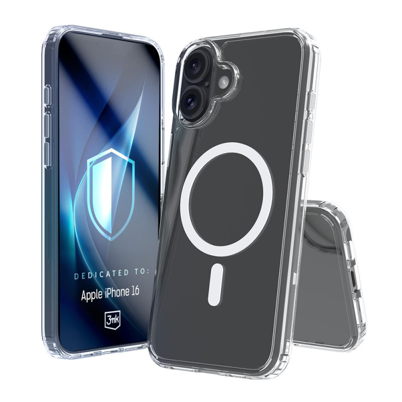 Kryt 3mk Armor MagCase pro iPhone 16 - transparent