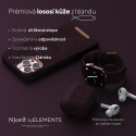 NJORD Eldur MagSafe Kryt z lososí kůže pro iPhone 13 Pro Max, lilkově červený