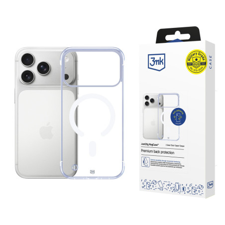 Kryt 3mk Just20g MagCase iPhone 17 Pro Max - transparentní