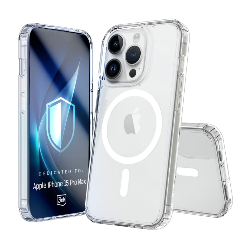 Kryt 3mk ARMOR MagCase pro iPhone 15 Pro Max - transparentní