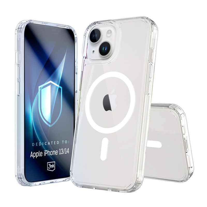 Kryt 3mk ARMOR MagCase pro iPhone 13 / iPhone 14 - transparentní