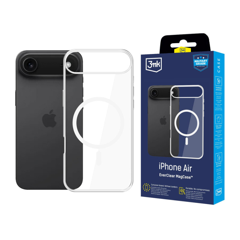 Kryt 3mk EVERCLEAR MAGCASE pro iPhone 17 Air - transparent