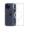 3mk JUST20G MagCase Kryt iPhone 15 Plus – transparentní