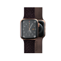 NJORD Eldur Řemínek z lososí kůže pro Apple Watch 38/40/41mm, lilkově červený