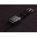NJORD Eldur Řemínek z lososí kůže pro Apple Watch 42/44/45/49mm, lilkově červený