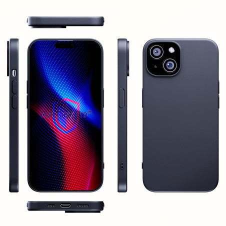 Kryt 3mk MATT CASE PRO pro iPhone 15 - matná černá