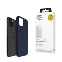 Kryt 3mk Silicone Case pro iPhone 15 - navy blue