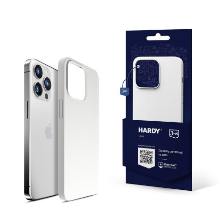 Kryt 3mk HARDY Silicone MagCase pro iPhone 14 Pro Max - bílá