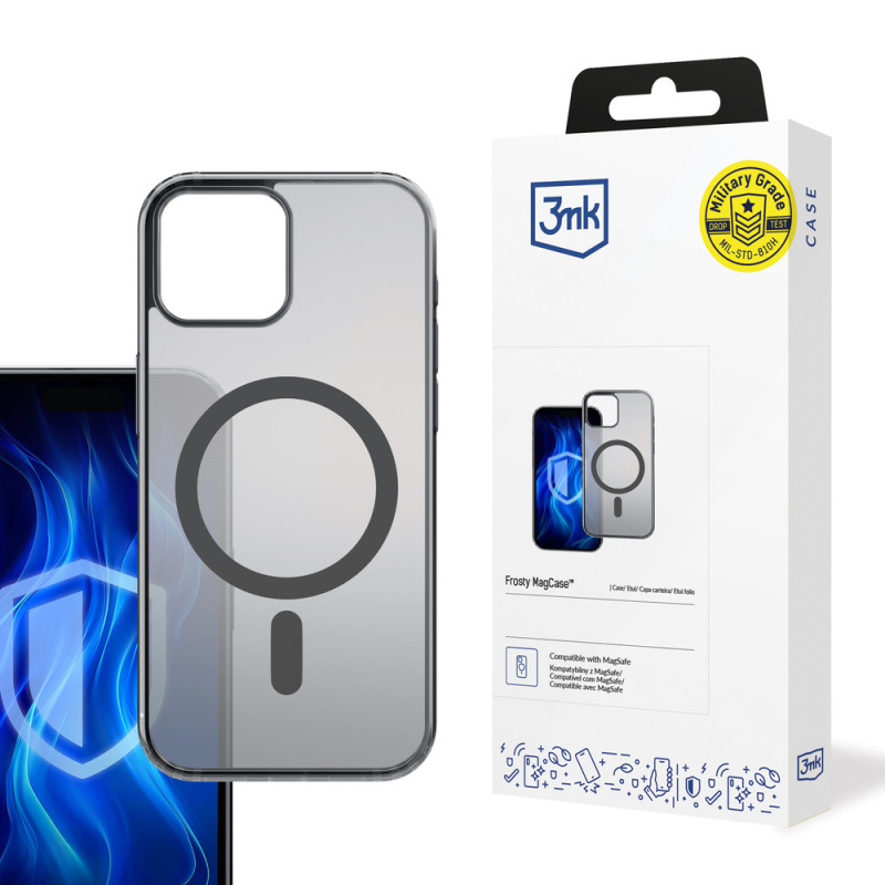 Kryt 3mk FROSTY MagCase pro iPhone 14 - černý