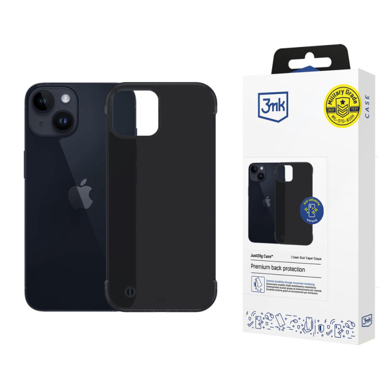 Kryt 3mk Just20g pro iPhone 14 - matt black
